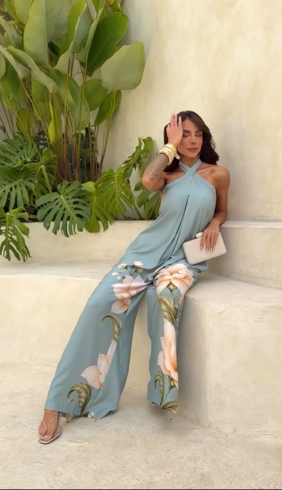 macacão halter