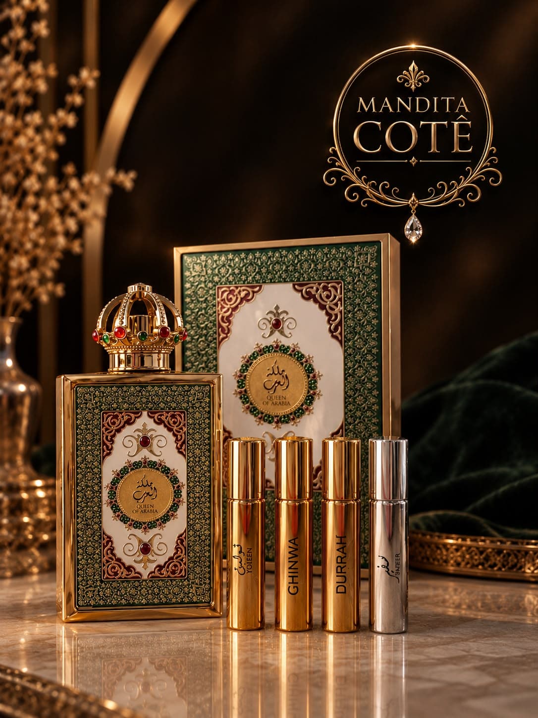 queen of arabia, Ard Al Zaafaran. Perfumaria Árabe na Mandita Cotê