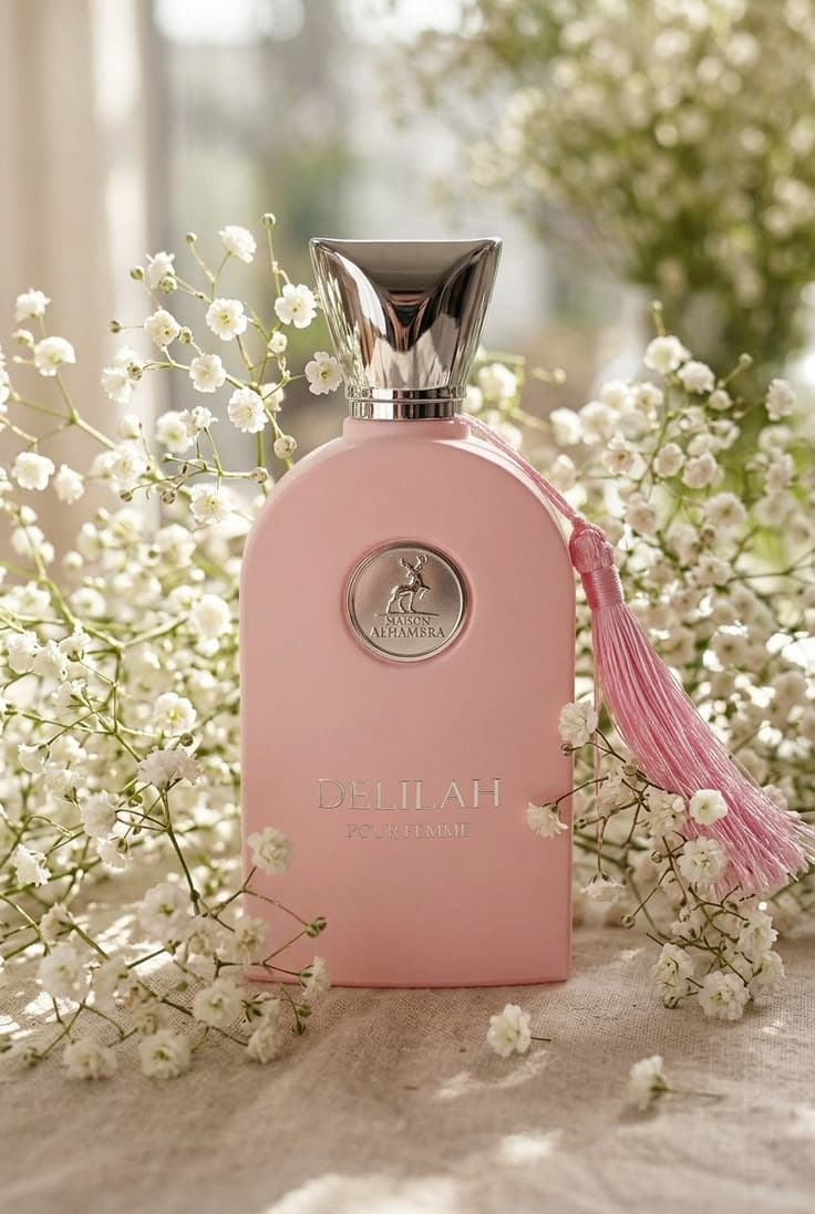 DELILAH POUR FEMME, Lattafa. Perfumaria Árabe na Mandita Cotê