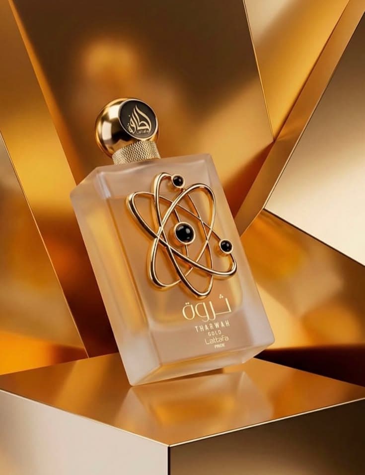 THARWAH GOLD, Lattafa. Perfumaria Árabe na Mandita Cotê