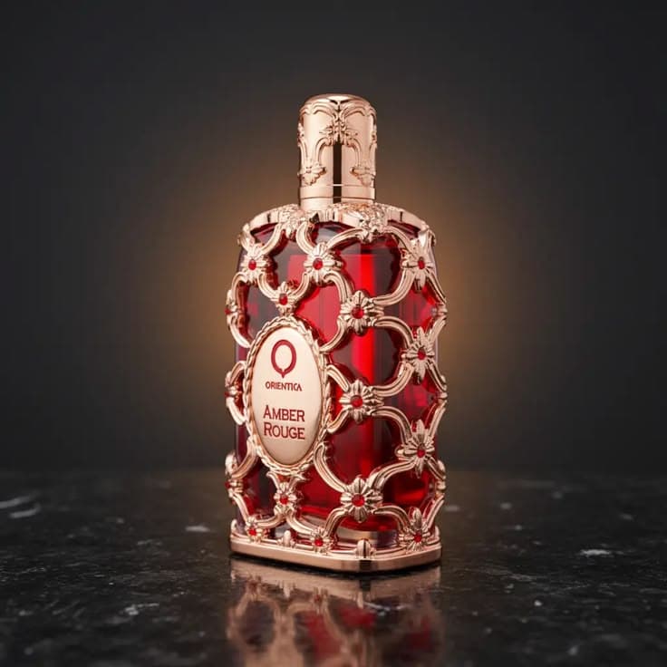 AMBER ROUGE, Orientica. Perfumaria Árabe na Mandita Cotê