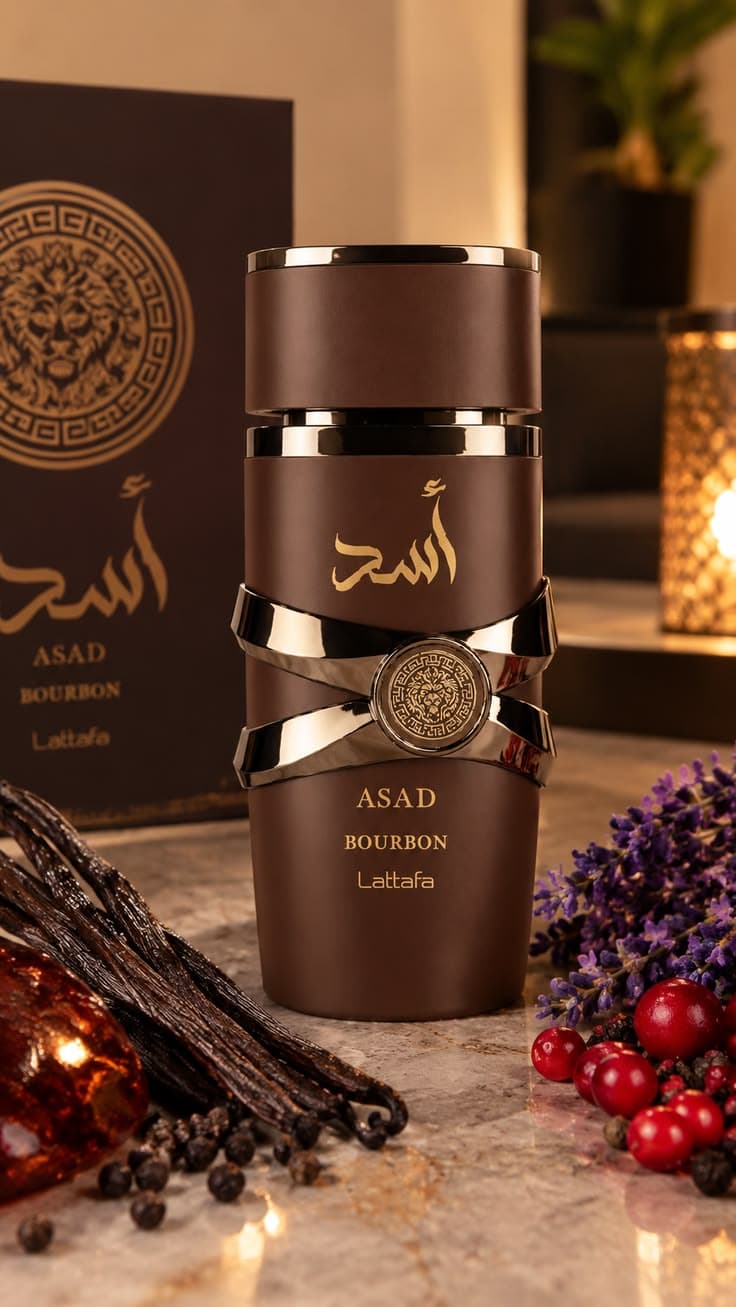 ASAD BOURBON, Lattafa. Perfumaria Árabe na Mandita Cotê