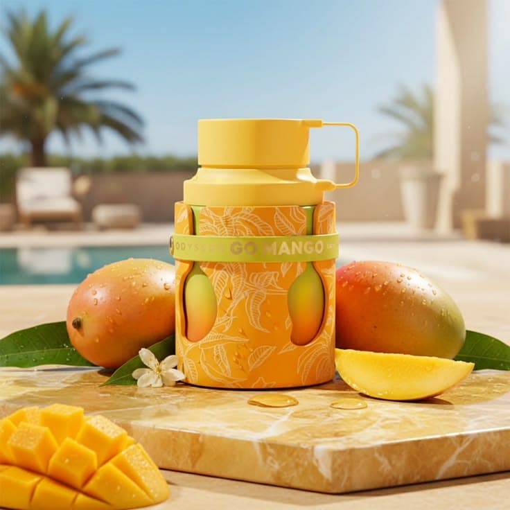 ODYSSEY GO MANGO, Armaf. Perfumaria Árabe na Mandita Cotê