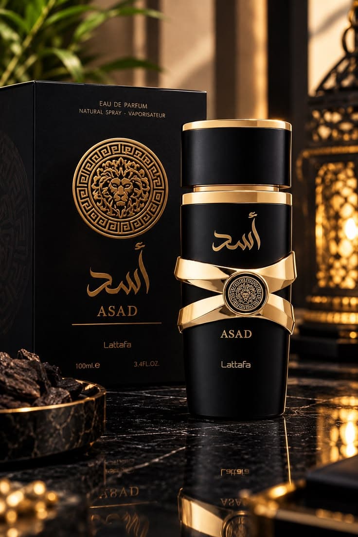ASAD, Lattafa. Perfumaria Árabe na Mandita Cotê