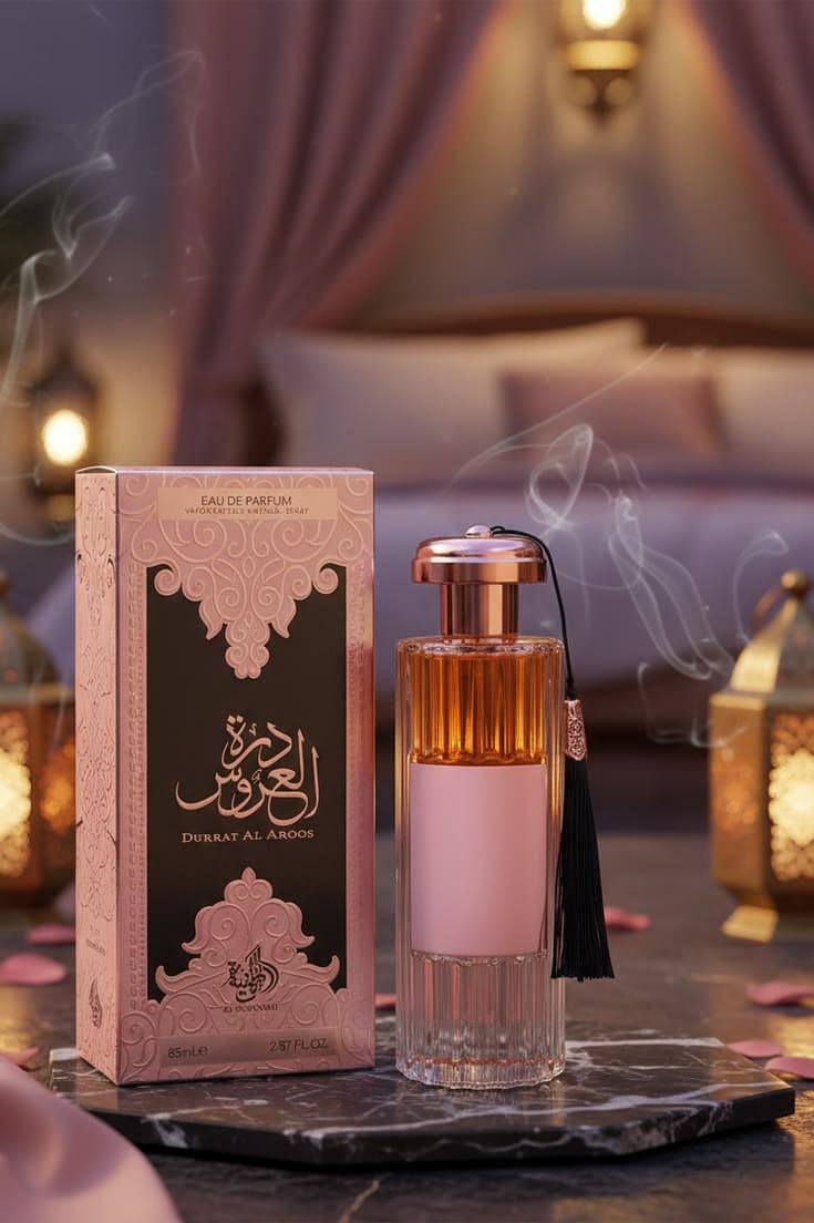 DURRAT AL AROOS, Al Wataniah. Perfumaria Árabe disponível na Mandita Cotê, Parque Edu Chaves
